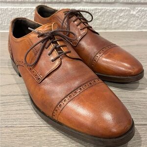 Cole Haan Tan Leather Men's Oxfords